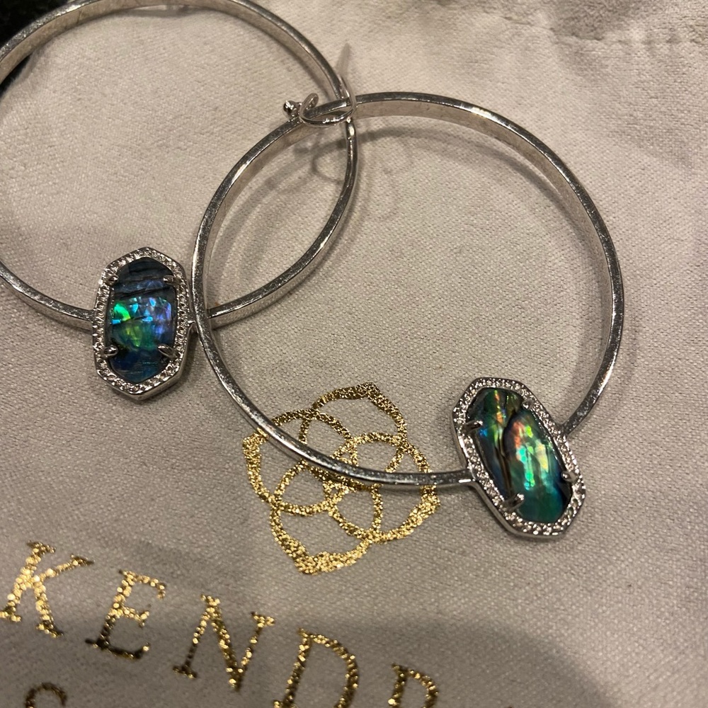 Kendra Scott Hoops Silver